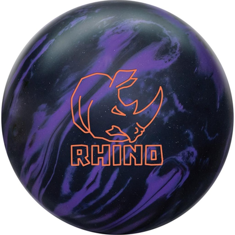 Brunswick PRE-DRILLED Rhino Reactive Bowling Ball – Purple/Black