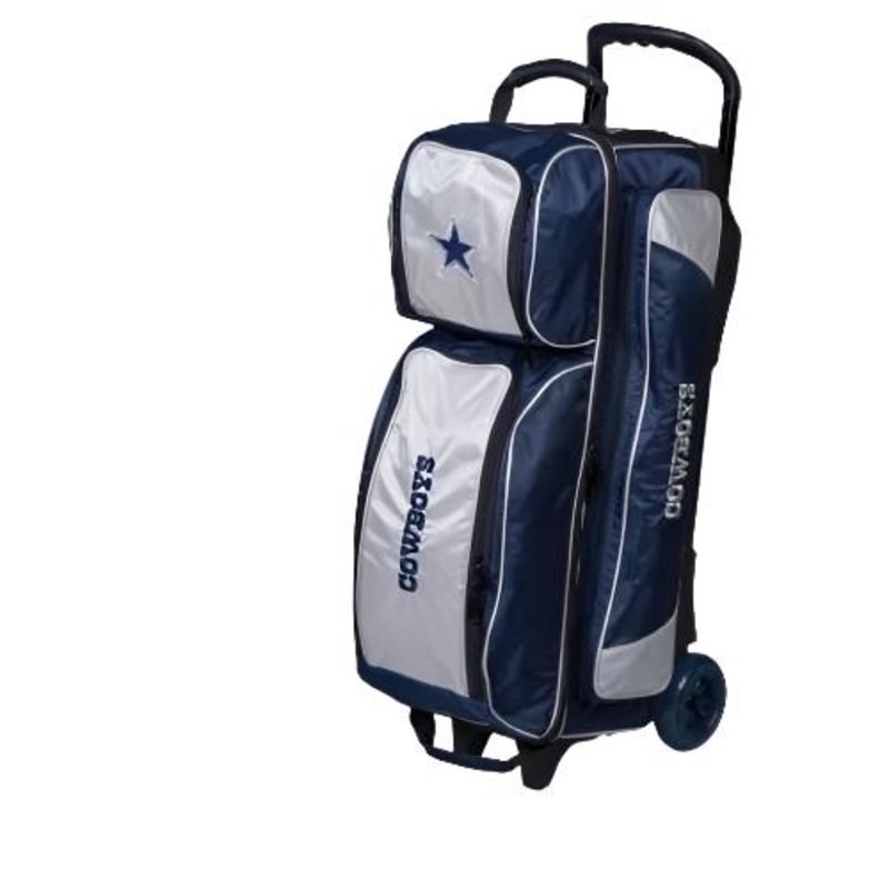 NFL Dallas Cowboys Triple Roller Bowling Bag