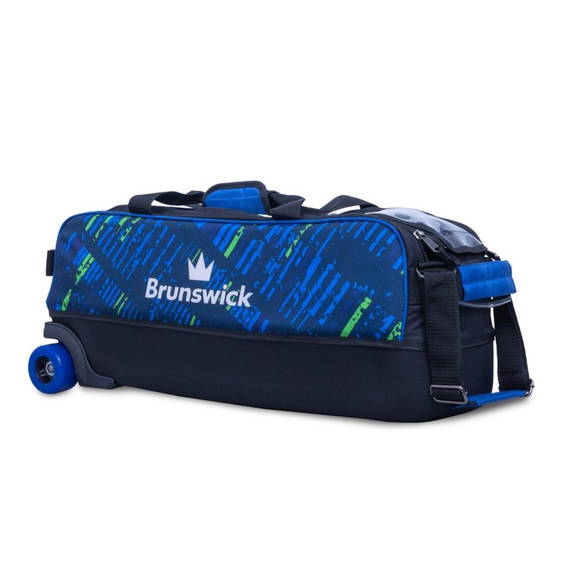 Brunswick Punisher Triple Tote – Blue/Green