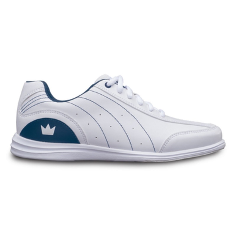 Brunswick Mystic Womens Bowling Shoes White/Navy