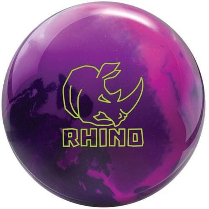 Brunswick Rhino Magenta Navy Purple Bowling Ball