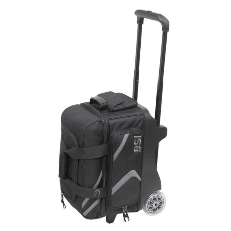 BSI Prime Double Roller Black/Charcoal Bowling Bag