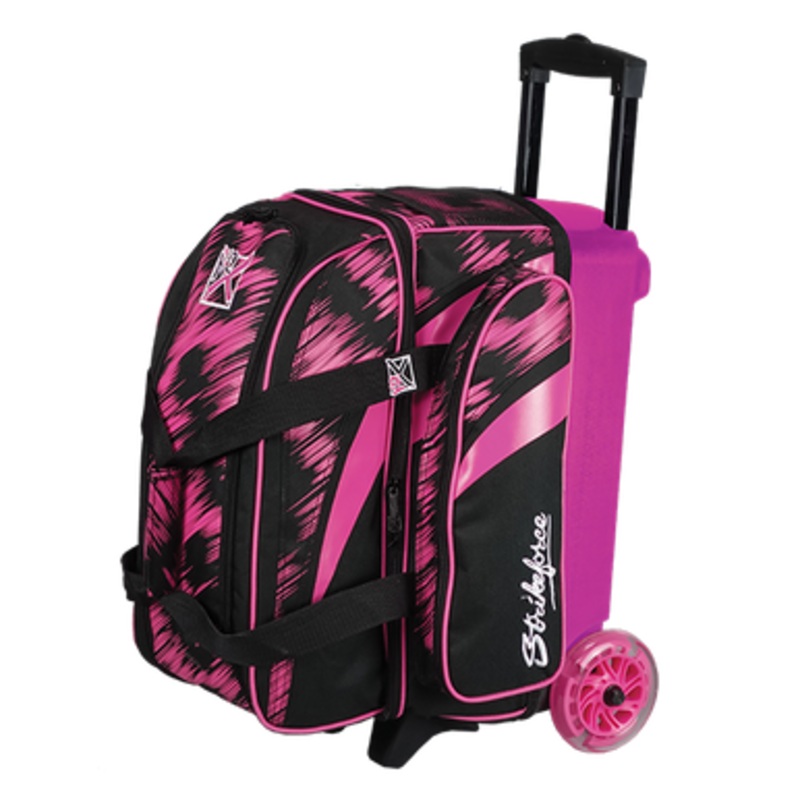 KR Strikeforce Cruiser Scratch 2 Ball Roller Bag Pink