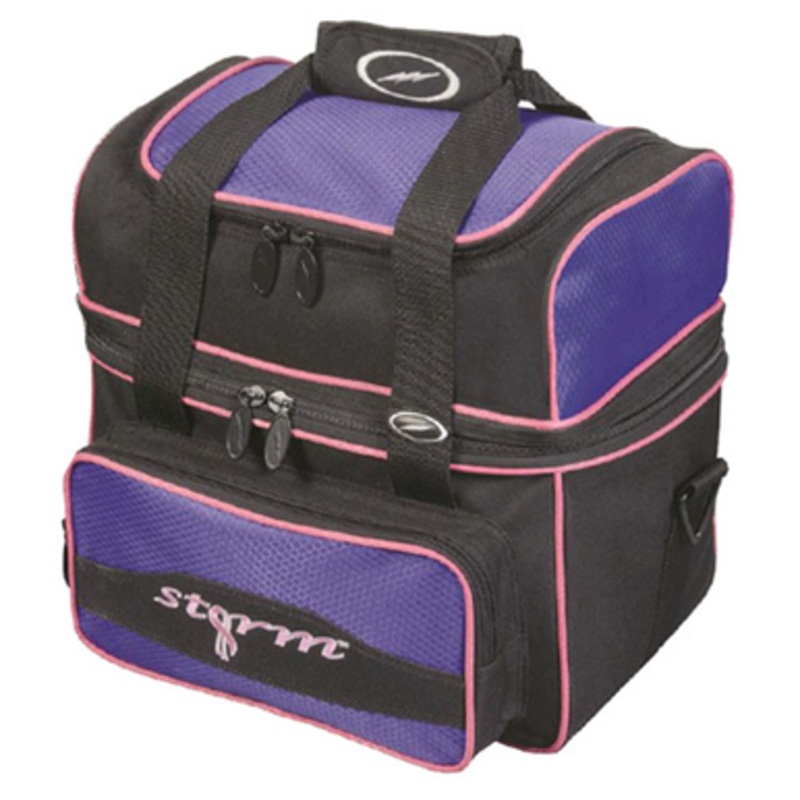 Storm Flip Tote 1-Ball Bowling Bag Black/Purple