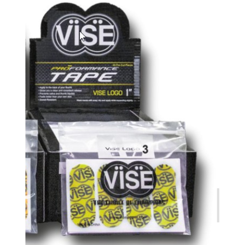 Vise Pre-Cut Logo Tape #3 Yellow