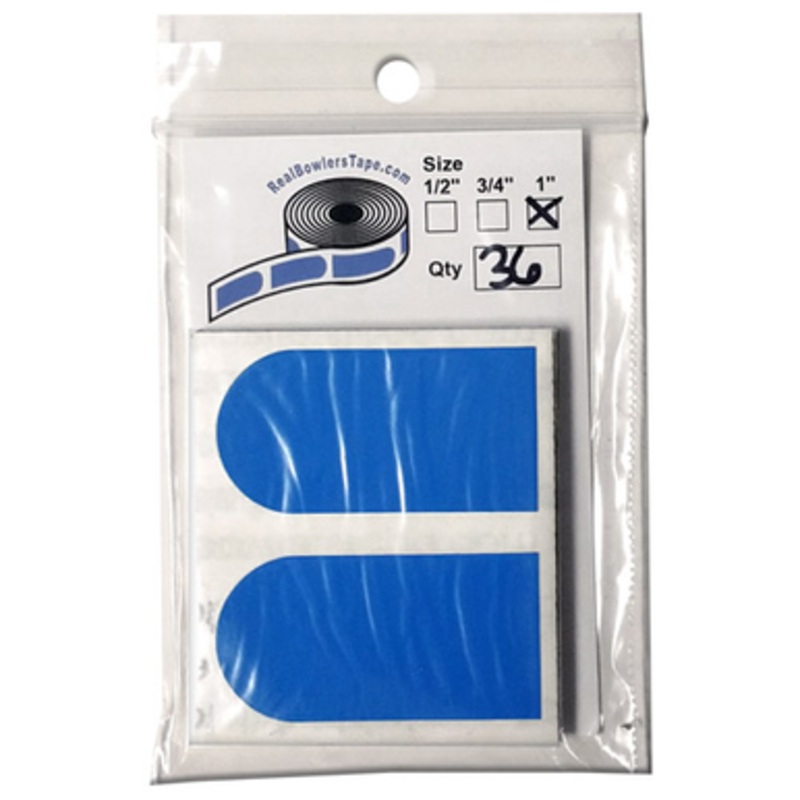 Real Bowlers Tape Blue Smooth 1 Bowling Tape – 36 Pieces