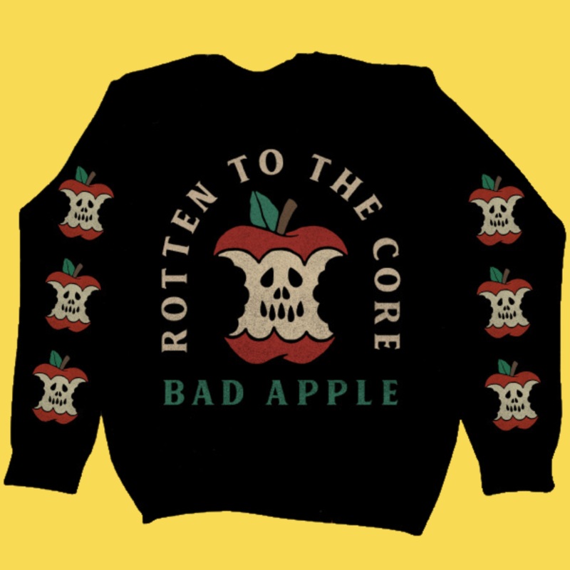 ‘Bad Apple’ Sweatshirt|Small|Medium|Large|X-Large|2XL
