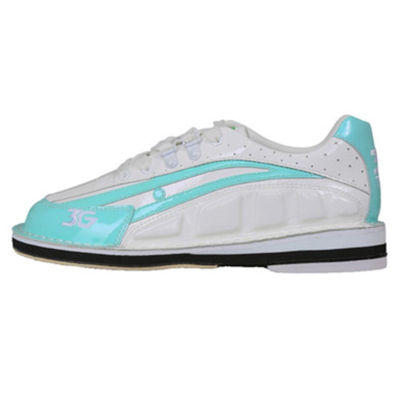 3G Tour Ultra/C Womens Bowling Shoes White/Mint Right Hand