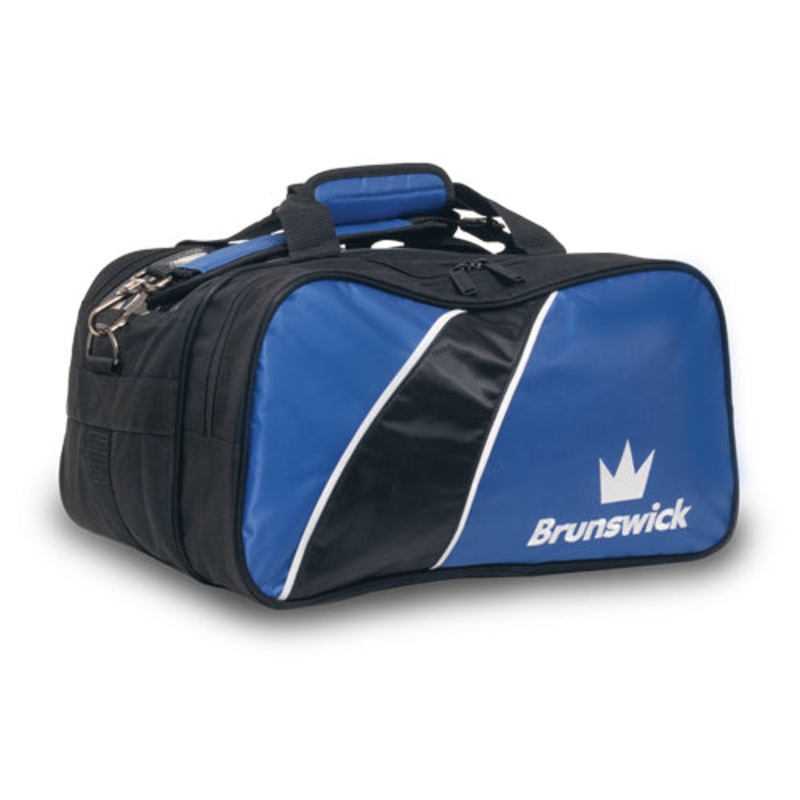 Brunswick Edge Double w Pouch 2 Ball Tote Plus