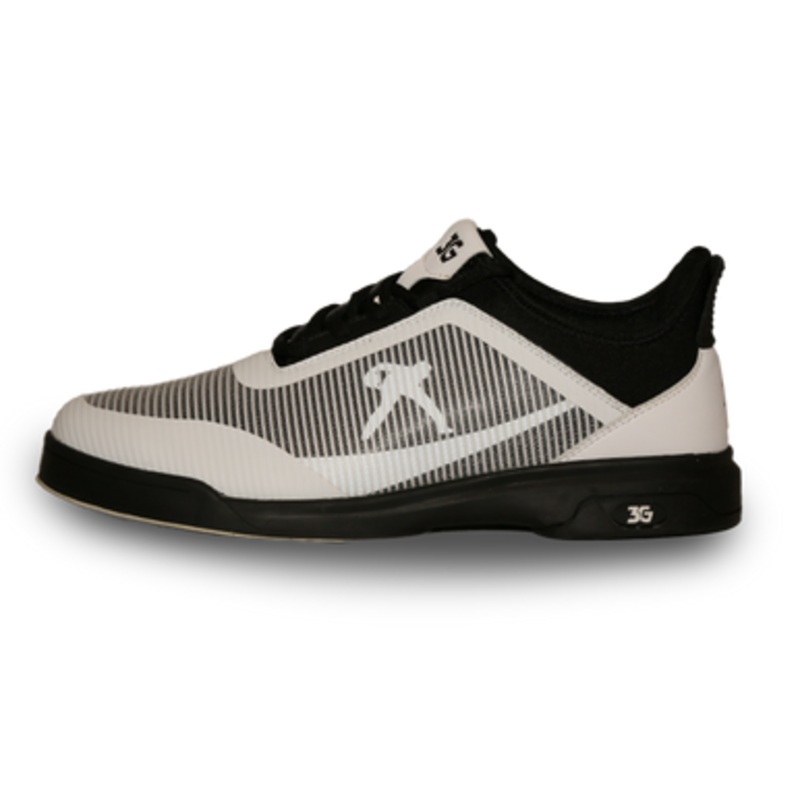 3G Belmo MVR-1 Mens Bowling Shoes White/Black Right Hand Medium
