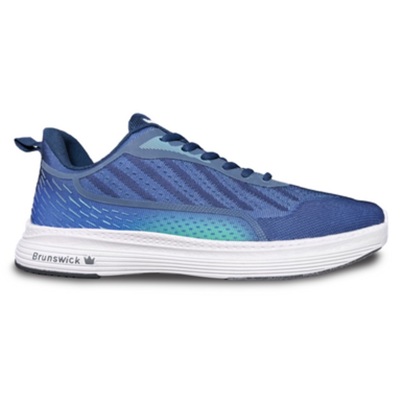 Brunswick Prism Mens Bowling Shoes Blue