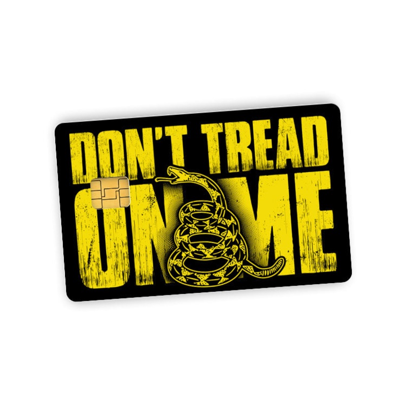Don’t Tread On Me Credit Card Skin Decal
