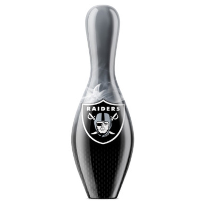 OTBB NFL on Fire Las Vegas Raiders Bowling Pin