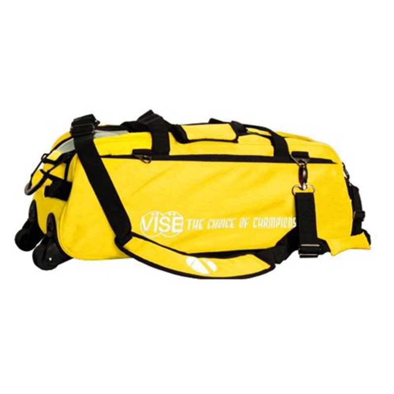 Vise 3 Ball Tote Roller Bowling Bag – Yellow
