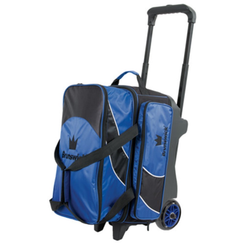 Brunswick Edge 2 Ball Roller Bag Blue