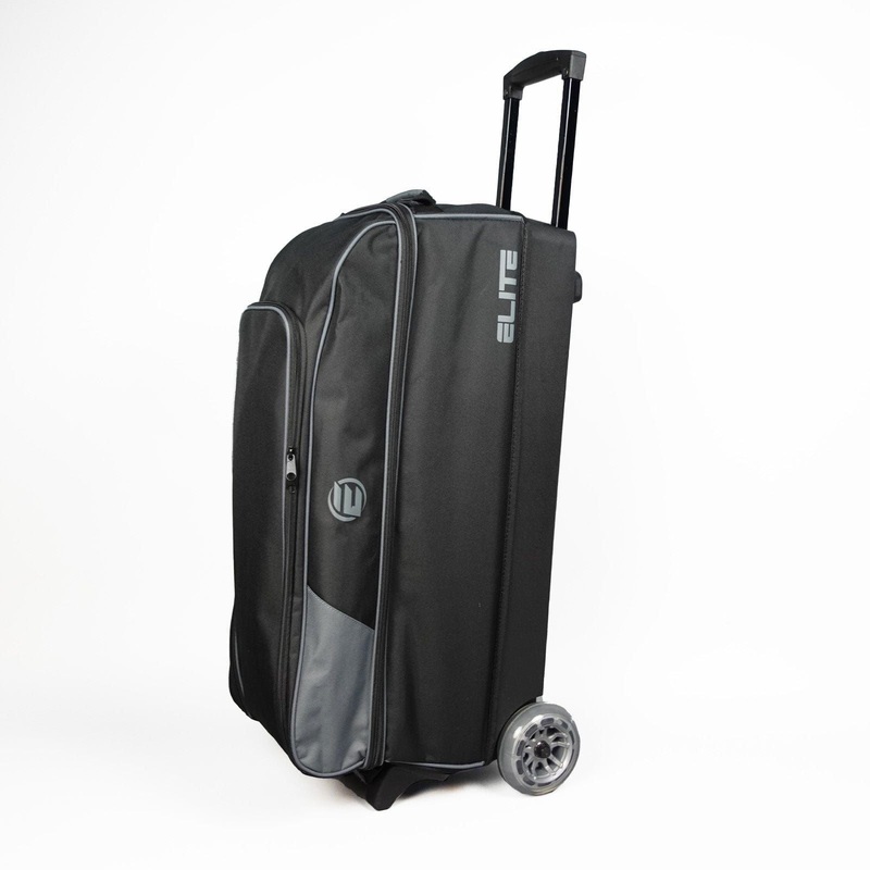 ELITE Basic Triple Roller Bowling Bag Charcoal