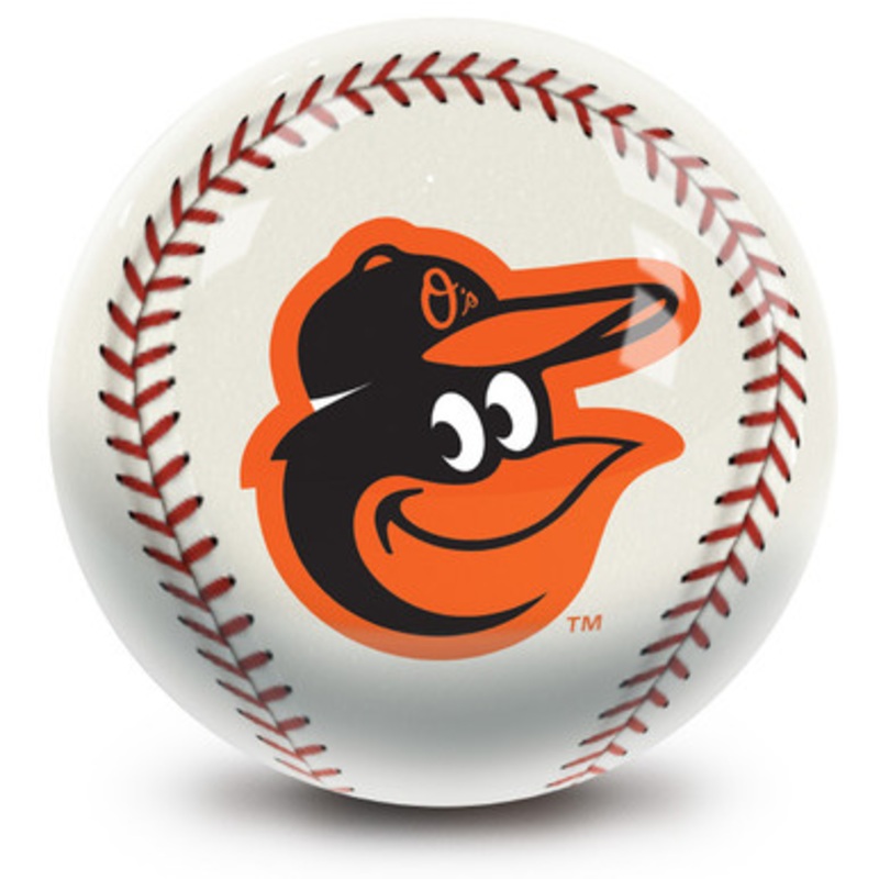 OTBB Baltimore Orioles Baseball Bowling Ball