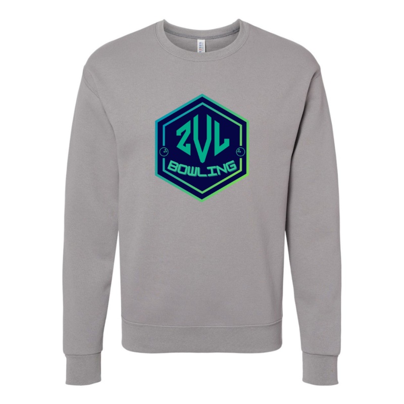 ZVL Bowling Crewneck|Small|Medium|Large|X-Large|XX-Large|XXX-Large|Gray