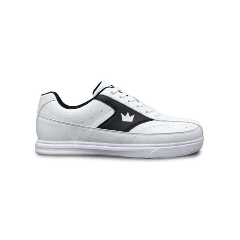 Brunswick Mens Renegade Bowling Shoes- White/Black