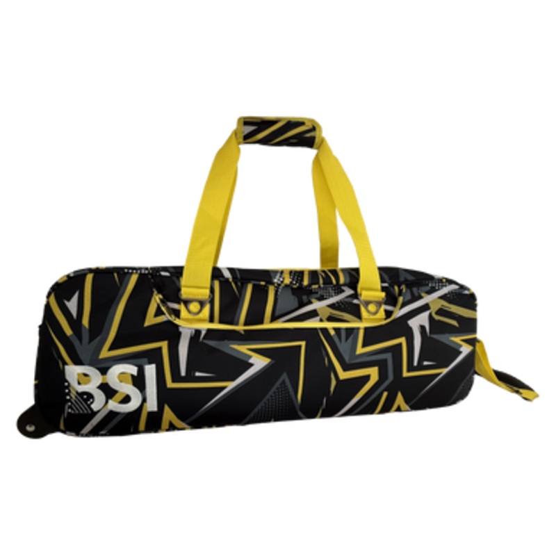 BSI Triple Tote Bag Yellow/Black Print