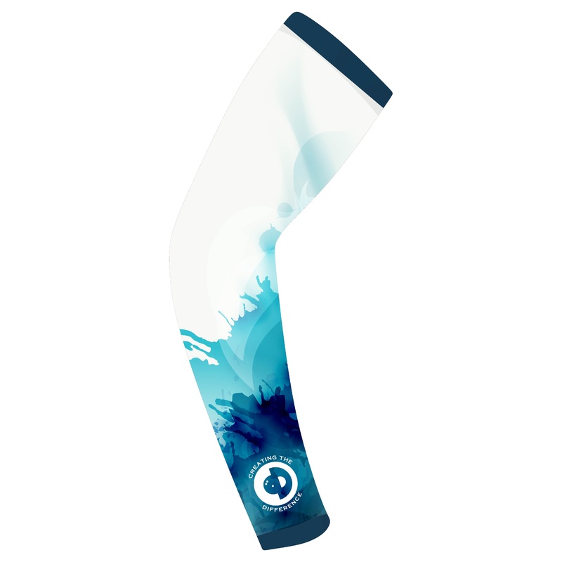 White Watercolor Strike Sleeve