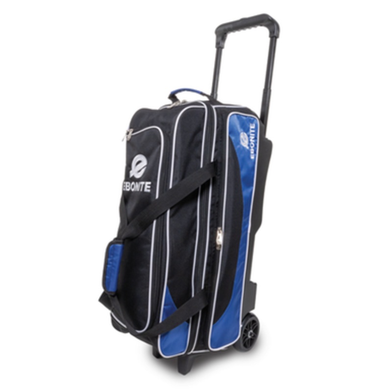 Ebonite Transport 3 Ball Roller Bag Blue