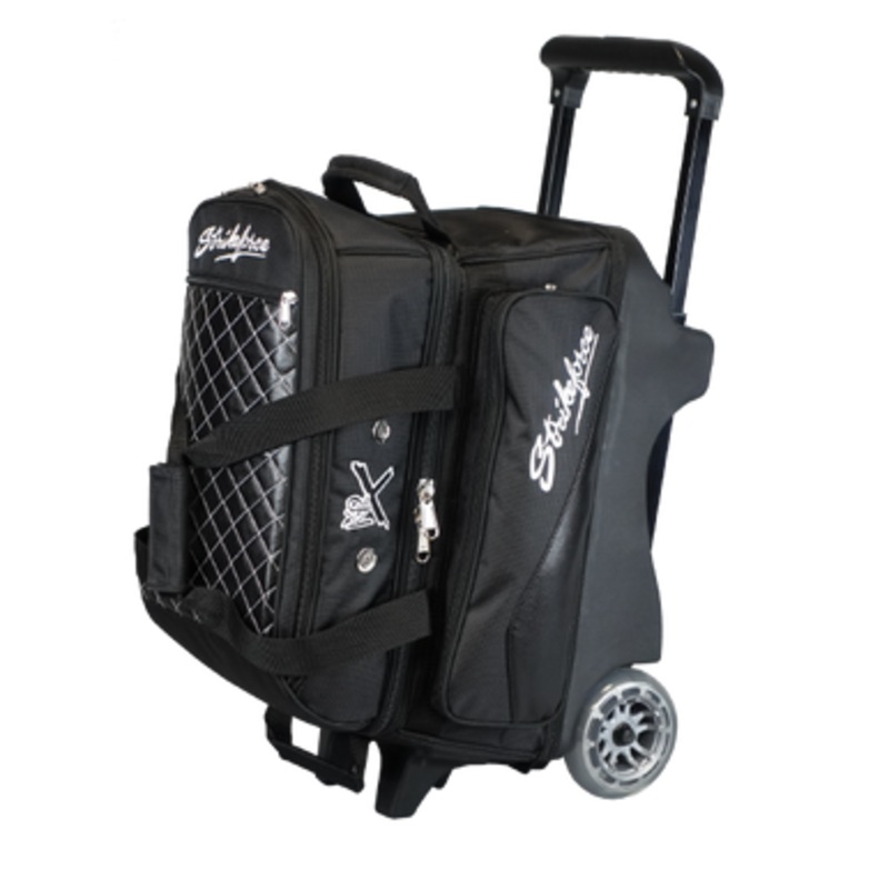 KR Strikeforce Royal Flush 2 Ball Roller Bag Black