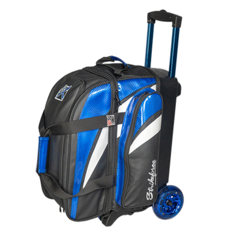 KR Strikeforce Cruiser Lux 2 Ball Roller Bag Blue