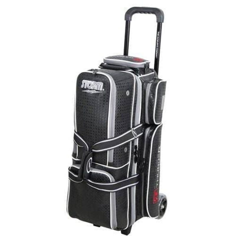 Storm Rolling Thunder 3 Ball Roller Signature Black Diamond Bowling Bag