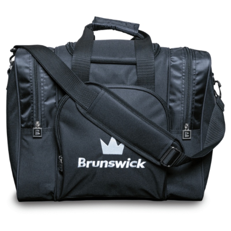 Brunswick Attack Single Tote Black Bowling Bag
