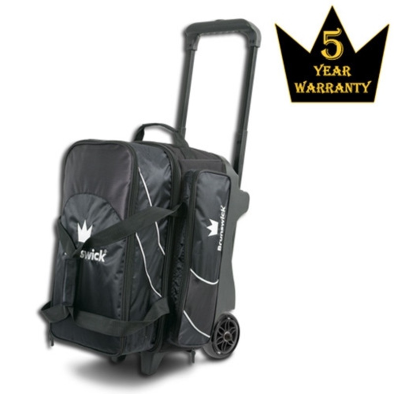 Brunswick Edge Double Roller Bowling Bag – Black
