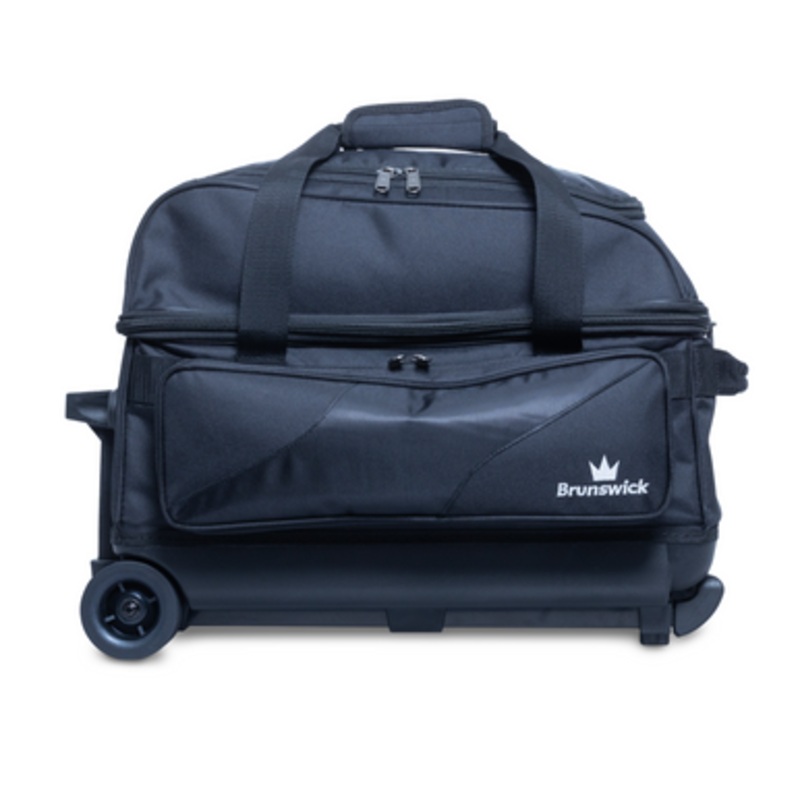 Brunswick Zone 2 Ball Roller Bag Black