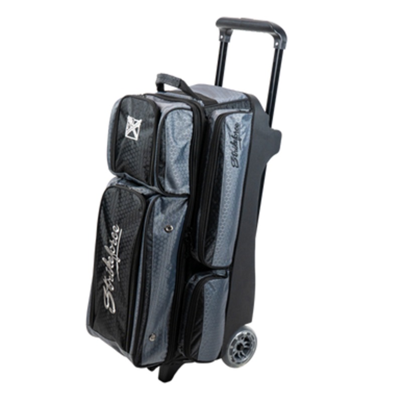 KR Strikeforce Konvoy 3 Ball Roller Bag Black/Smoke
