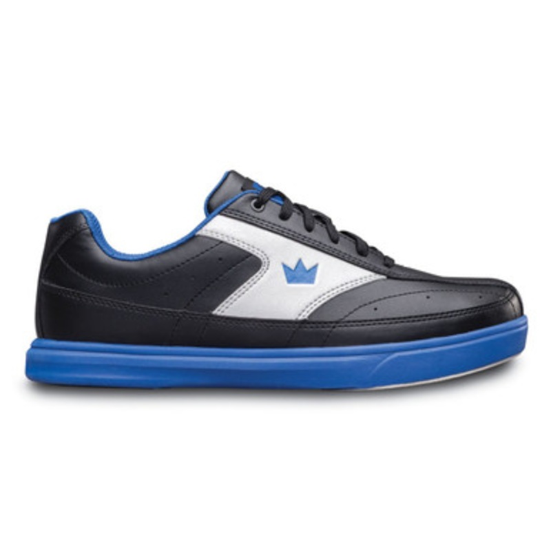 Brunswick Renegade Mens Bowling Shoes Black/Royal WIDE