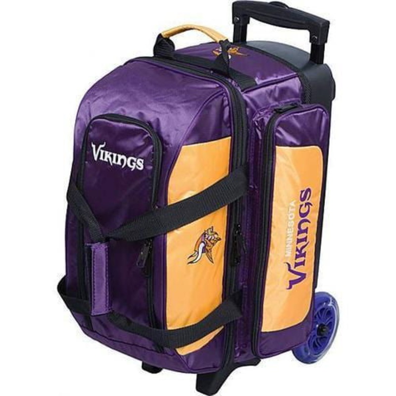 NFL Double Roller Minnesota Vikings Bowling Bag