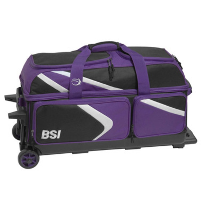 BSI Dash 3 Ball Roller Bag Black/Purple