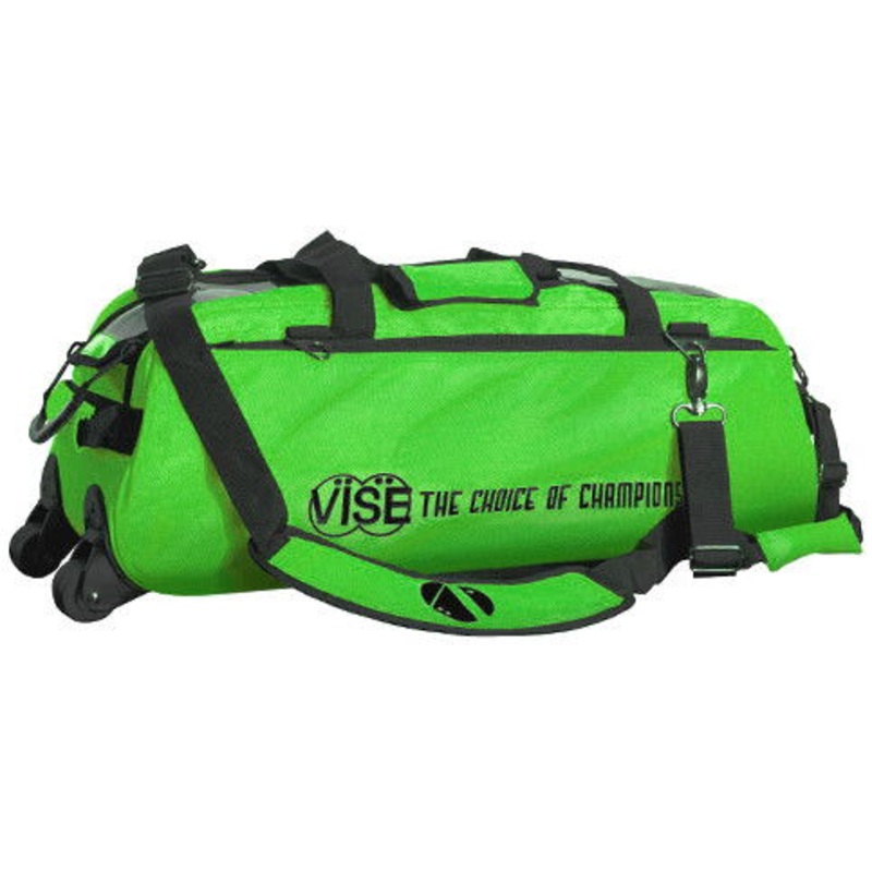 Vise 3 Ball Clear Top Roller/Tote Green