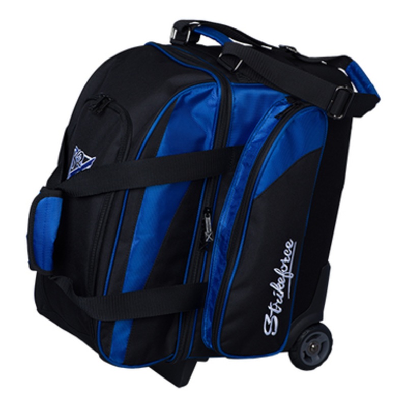 KR Strikeforce Cruiser Locker 2 Ball Roller Bag Black/Royal
