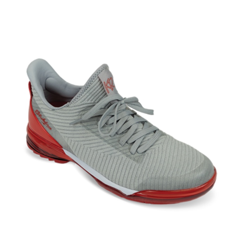 KR Strikeforce Unisex TPC Alpha Bowling Shoes Grey/Red Right Handed
