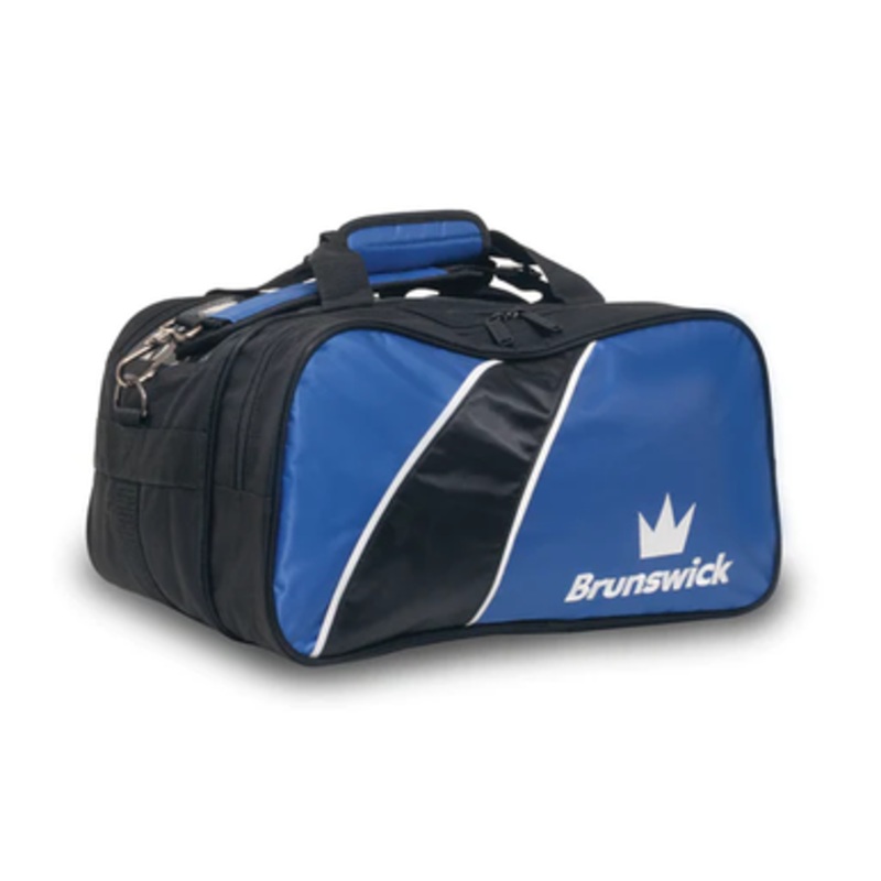 Brunswick Edge Double Tote Bag with Pouch Blue
