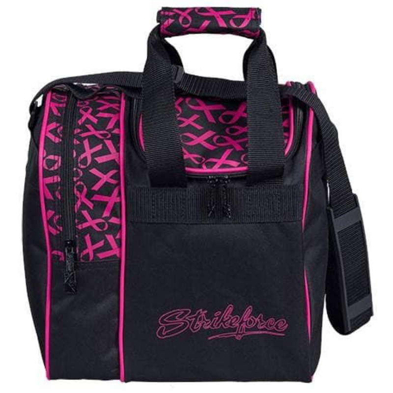 KR Strikeforce Rook Single Tote Pink Ribbon Bowling Bag