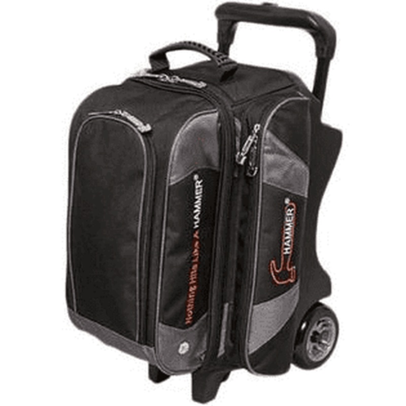 Hammer Premium 2 Ball Roller Bowling Bag Black Carbon