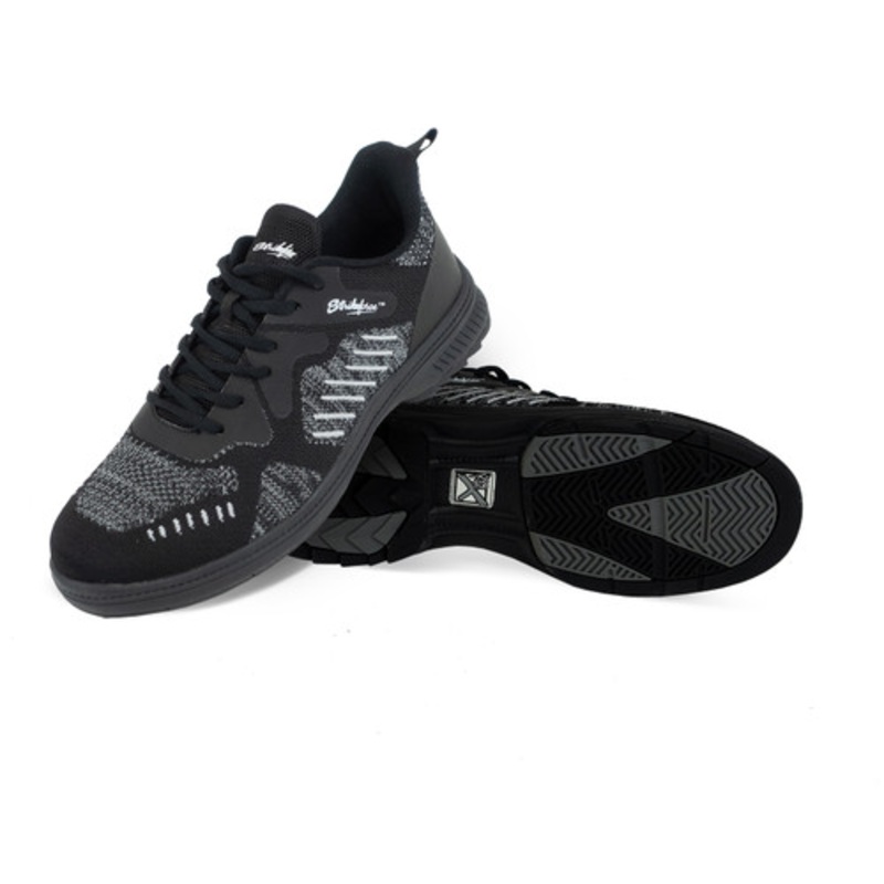 KR Strikeforce Men’s Admiral Bowling Shoes – Black/Grey – Right Hand