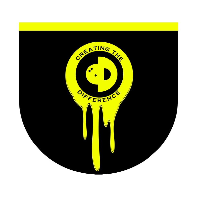 Yellow Melt Bowling Ball Bag