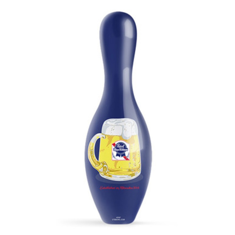 OTBB Pabst Blue Ribbon Beer Mug Bowling Pin