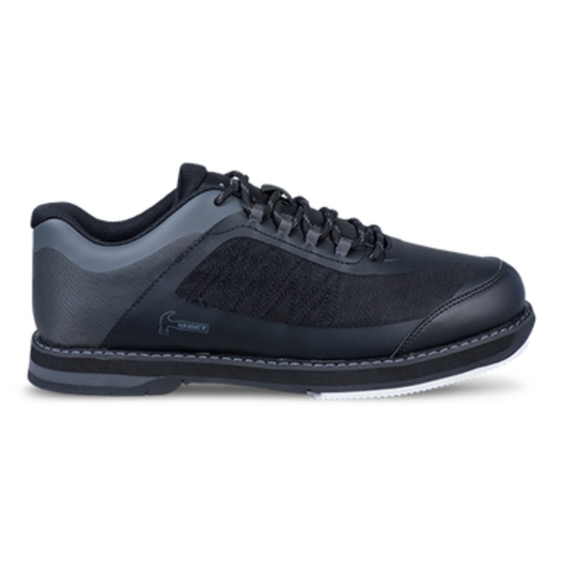 Hammer Rogue Mens Bowling Shoes Black/Carbon Right Handed WIDE