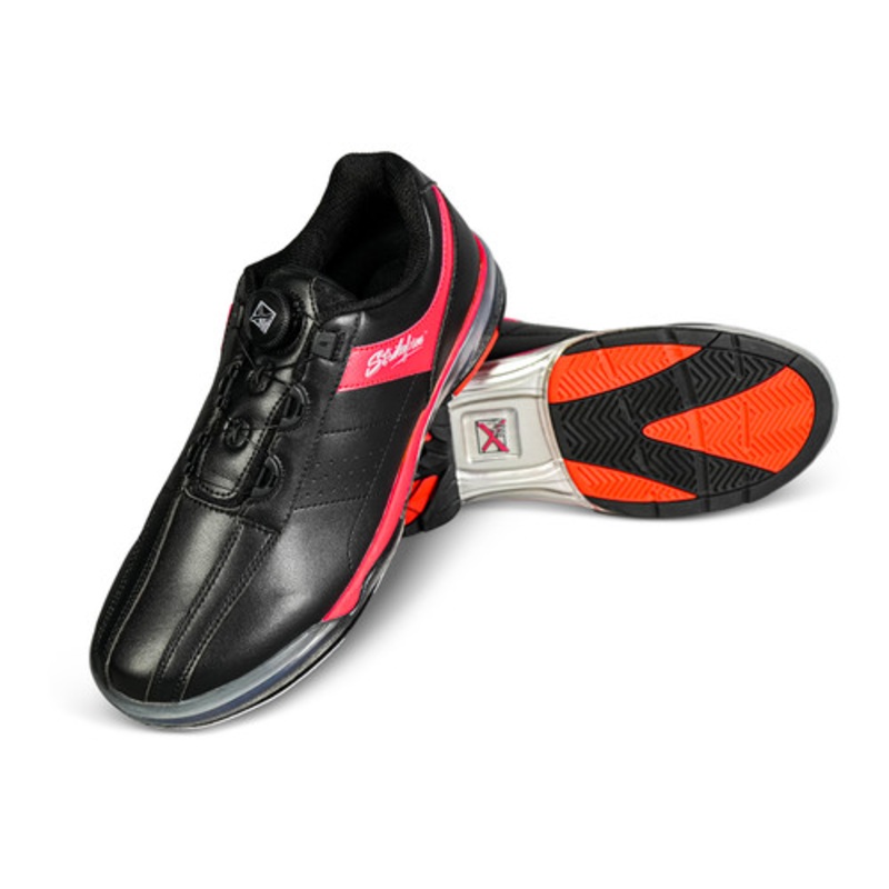 KR Strikeforce Men’s TPU Revival FT Bowling Shoes – Black/Red – Right Hand
