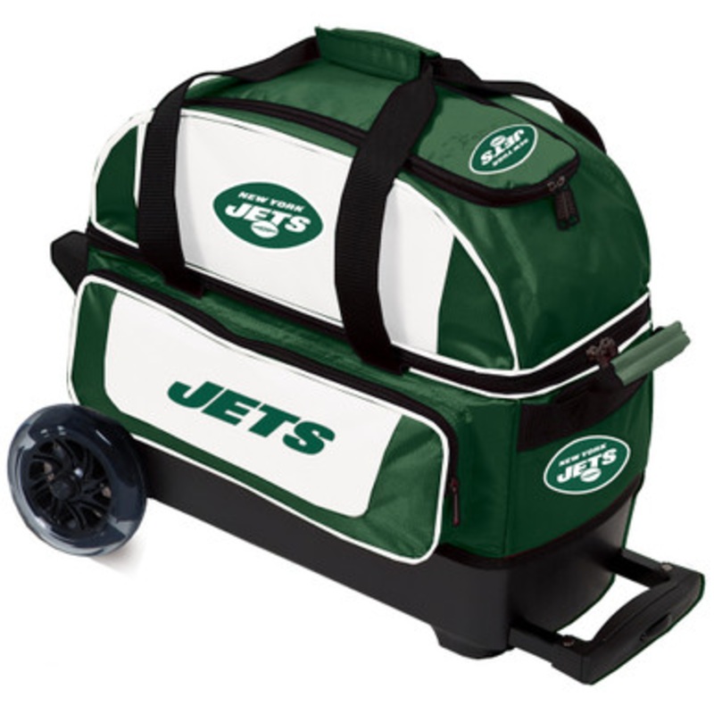 KR Strikeforce NFL New York Jets 2 Ball Roller Bowling Bag