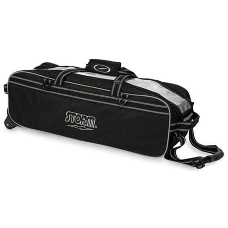 Storm Tournament Travel 3 Ball Tote Black Bowling Bag