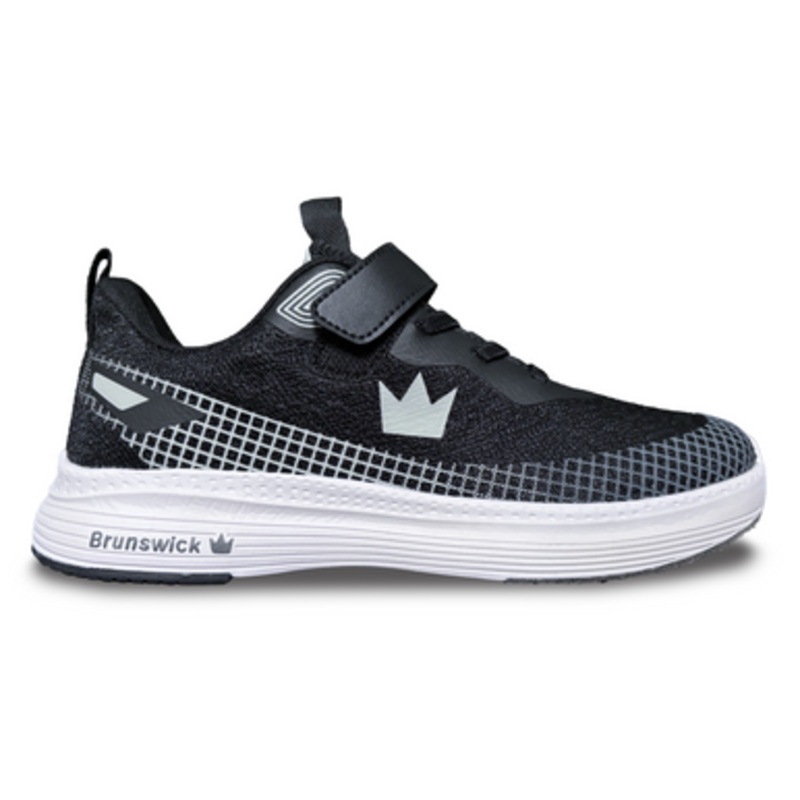 Brunswick Strike Zone Youth Bowling Shoes Black/Grey
